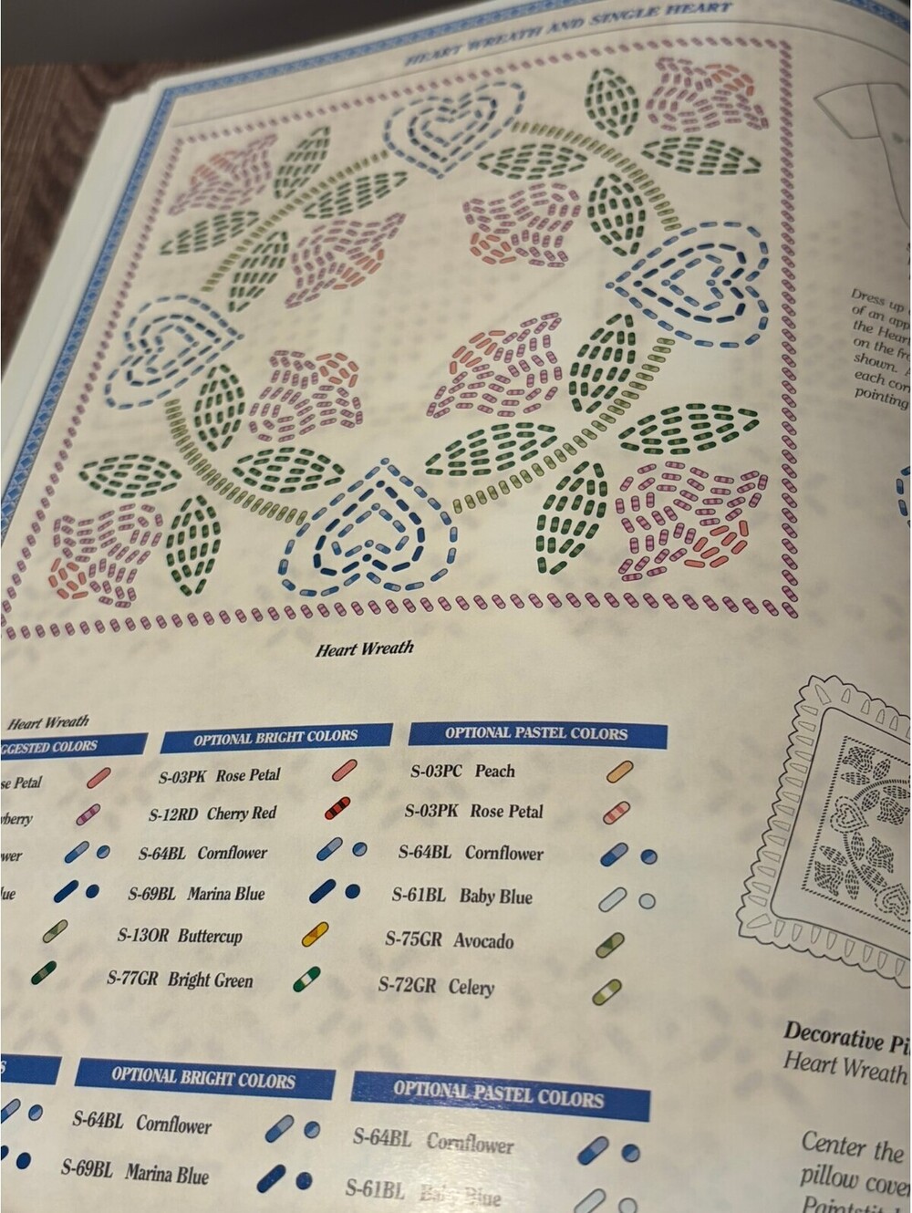 Vintage ColorPoint Paintstitching Stitch Colorful Quilts Pattern Book - Picture 4 of 9